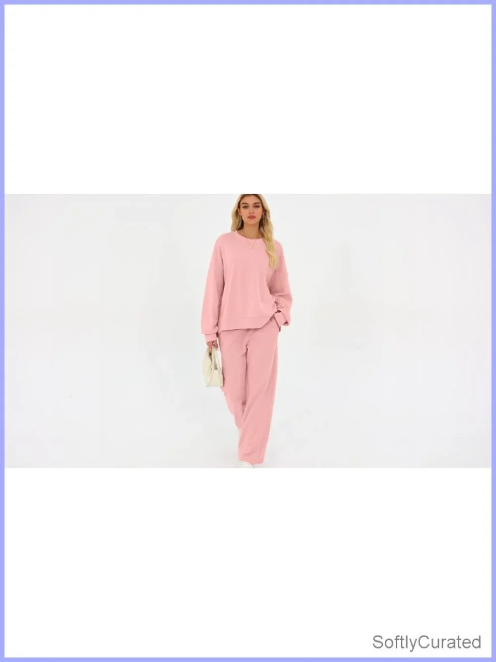 Oversized Sweatshirt & Jogger 2 Piece Lounge Set